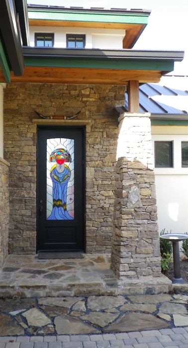 Stained Glass Door