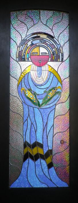 Stained Glass Door